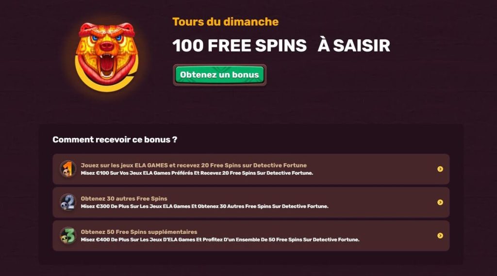 bonus dimanche 5gringos casino